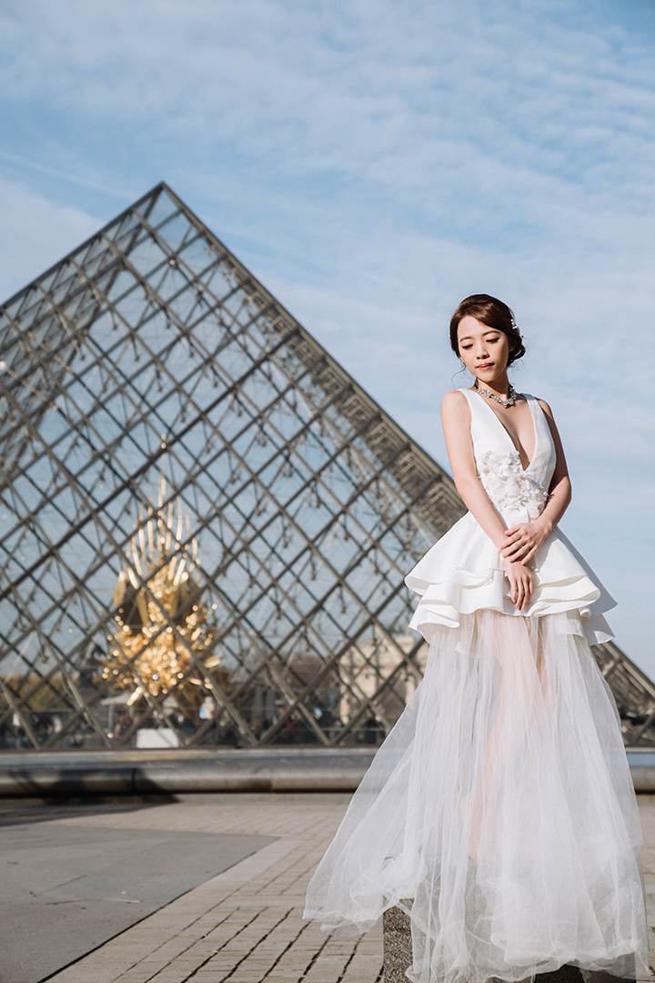 巴黎海外婚紗,巴黎婚紗,自助婚紗,Léa Mademoiselle,海外婚紗